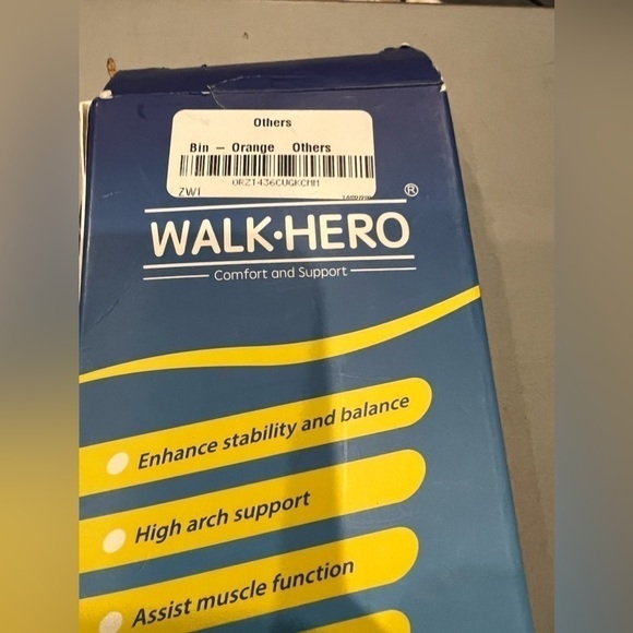 Walkhero Plantar Fasciitis Pain Relief Insoles High Arch Support Orthotic Shoes - Picture 2 of 9